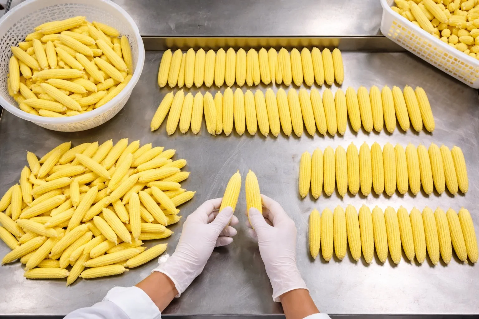 Baby corn quality grading